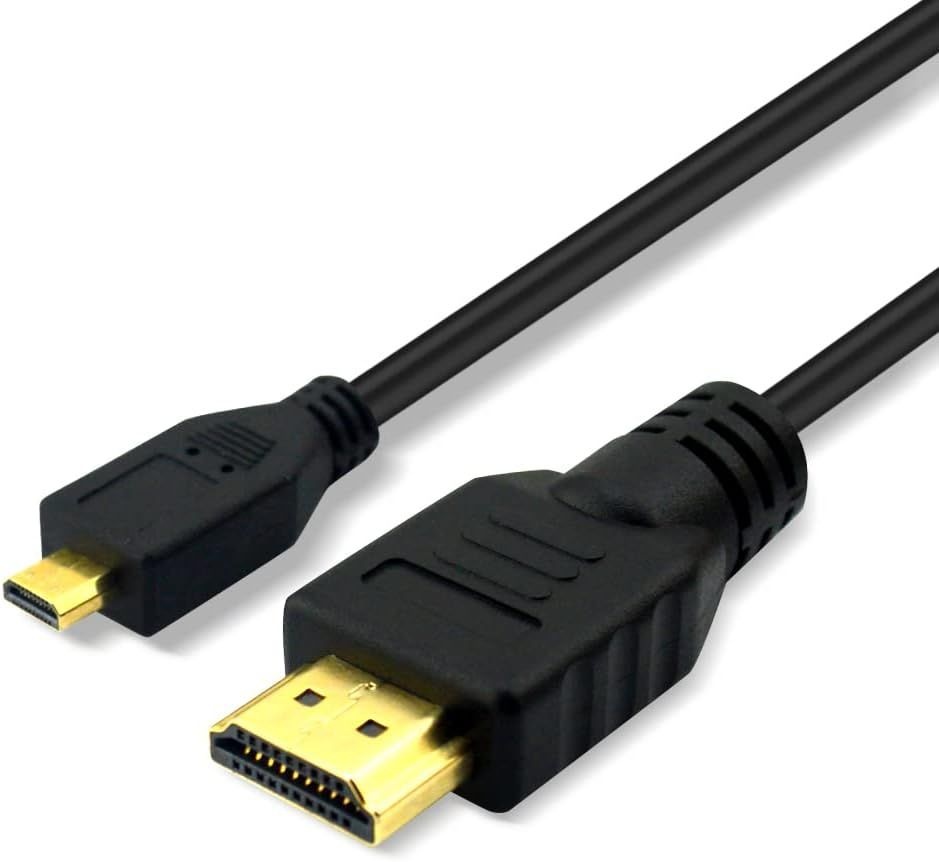 CBUS 5ft HDMI to Micro Cable for GoPro Hero, Canon EOS M50 M5 M6 M100, Panasonic LUMIX ZS200 G85 GX850 FZ80 ZS70 LX10 GX85 FZ300 G7 GX8 GX9 ZS100,