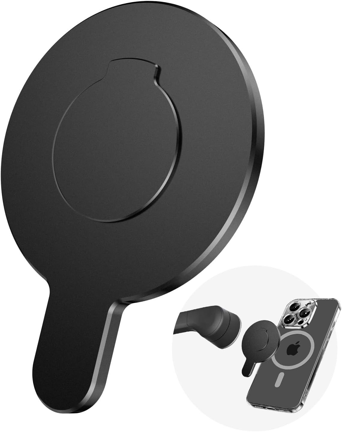 DJI N55 마그네틱 휴대폰 홀더 클램프용 클라우드밸리 - Magsafe Osmo 모바일 8/7P/7/SE/6/5/4 어댑터 자석 클립 클램프 퀵