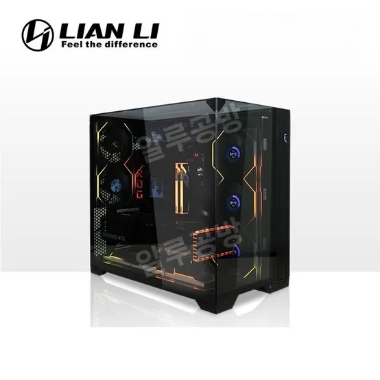 리안리 O11 Vision Compact 컴퓨터케이스 블랙