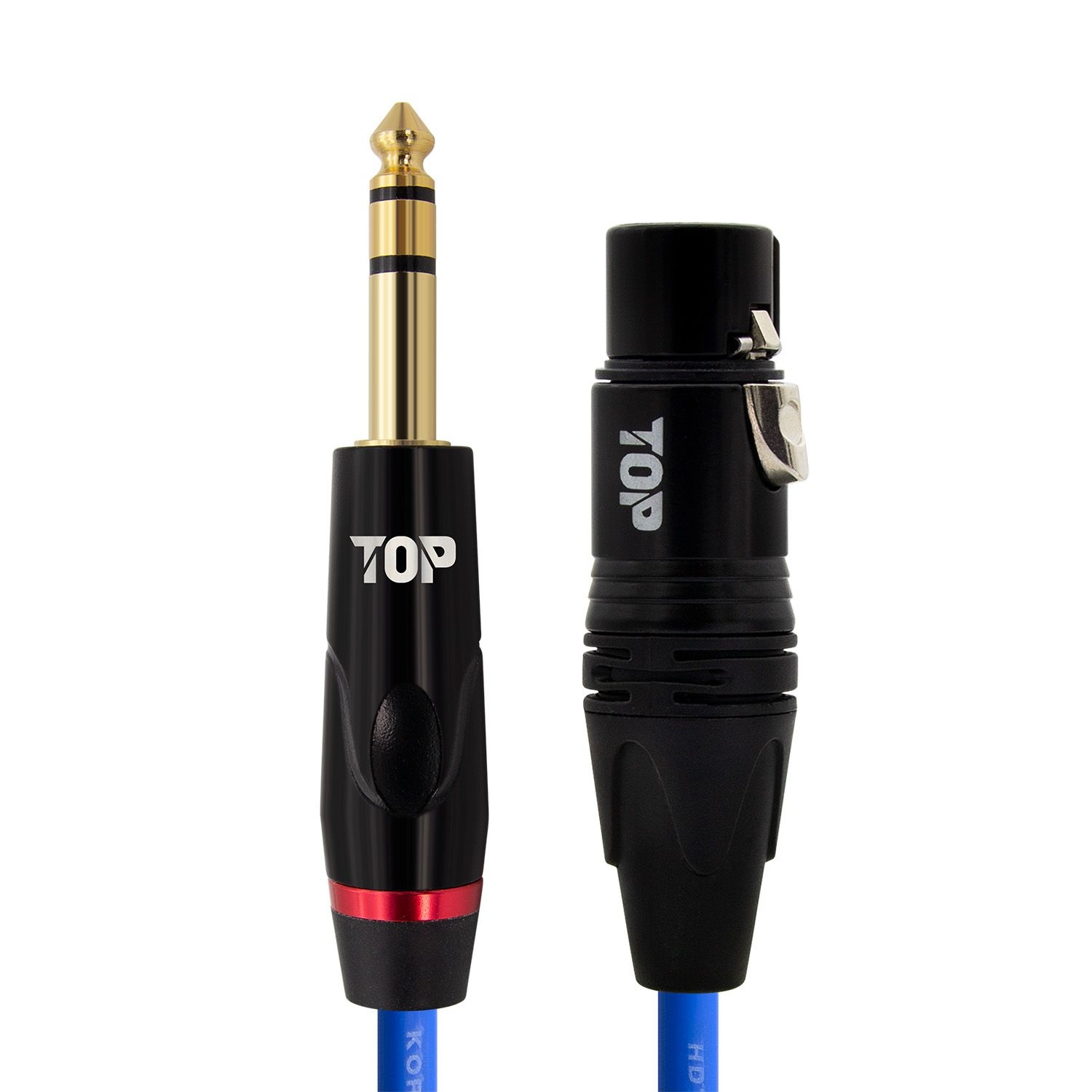 (현대Hmall) HDTOP 국산 5.5스테레오 TO XLR암 마이크 케이블 블랙 블루 3M HT-TP5678