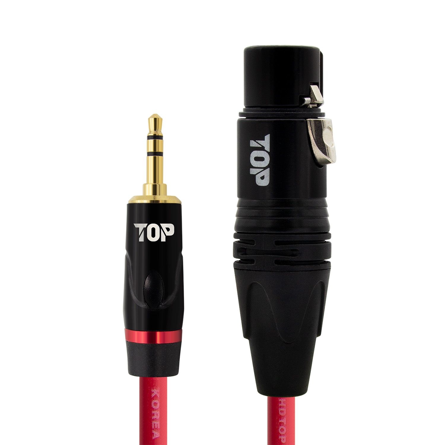 (현대Hmall) HDTOP 국산 3.5스테레오 TO XLR암 마이크 케이블 블랙 레드 15M HT-TP5813