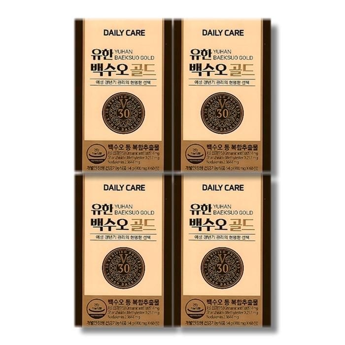 [영양친구] 백수오 골드 900mg x 60정 4박스