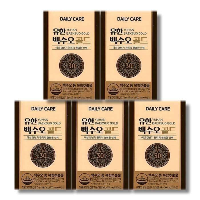 [영양친구] 백수오 골드 900mg x 60정 5박스