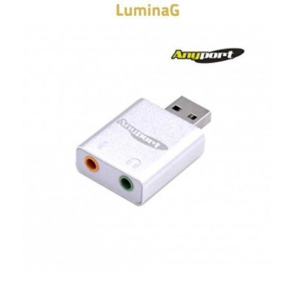 고품질 애니포트 USB 7.1채널 외장형 사운드카드 usb- to 루미나G 애니포트 7.1채널 외장형 WFPVOVG