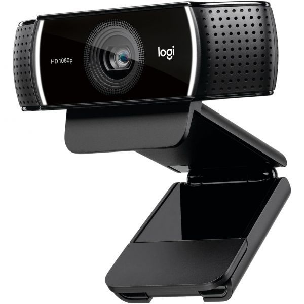 Logitech [해외] 로지텍 C922x HD Pro PC 웹캠 풀 1080p 30fps 또는 720p 60fps 비디오 밝기 보정 Microsoft Teams Google 구글 Meet Zoom Nintendo 닌텐도