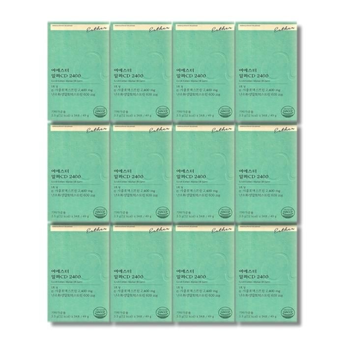 [보리담다] 여에스더 알파CD 2400 3.5g x 14포 12박스