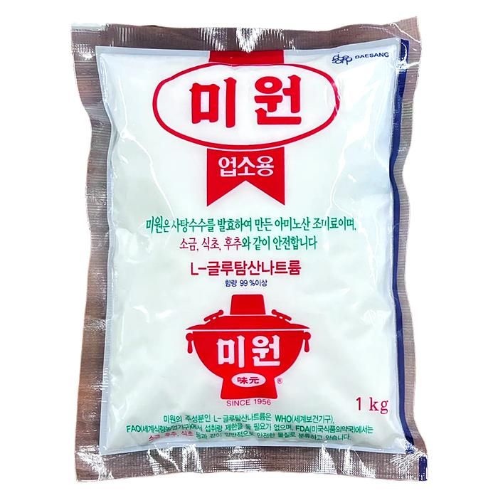 [대상] 대상 청정원 미원 1kg 조미료 업소용 MSG