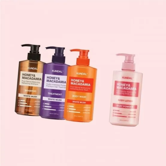 쿤달 마카다 혼합 500ml 3+1 샴푸 + 트리트먼트 바디워시 바디로션 각 1개 2239539229 4904096