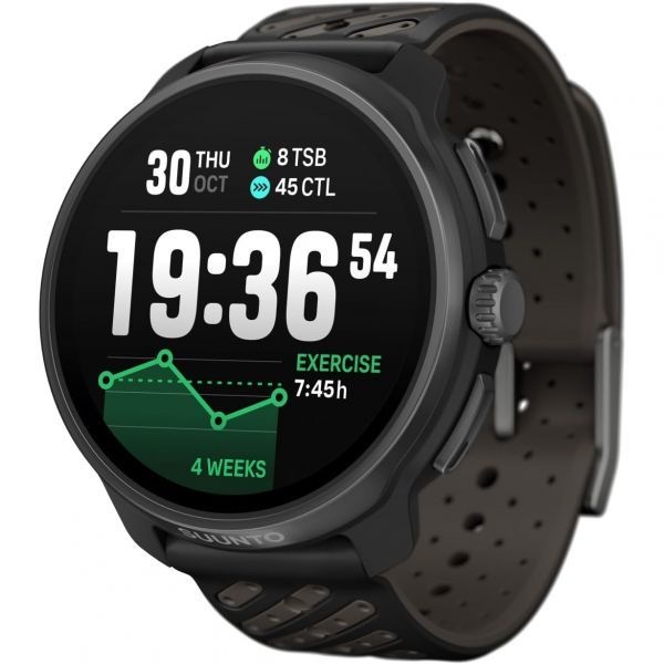 [SUUNTO][해외] 순토 레이스 2 GPS 스포츠 시계 1.5인치 AMOLED 터치스크린 크라운 포함 최대 16일 배터리 수명 훈련 지표 회복 분석
