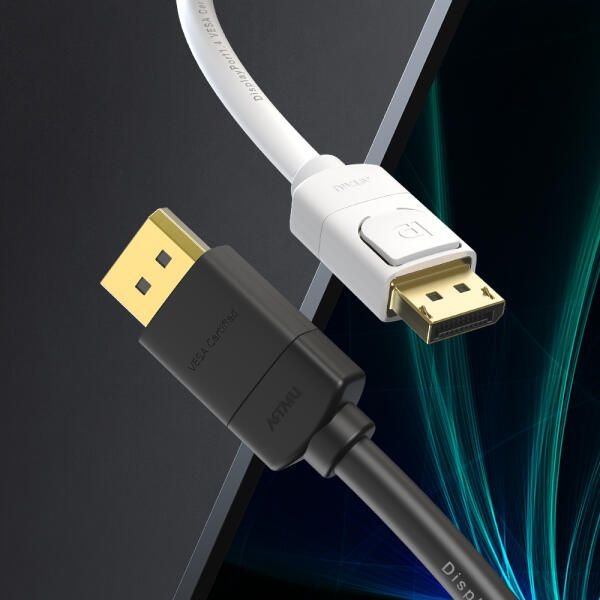 (현대Hmall) 아트박스/아트뮤 VESA 인증 DP to DP 1.4 8K DisplayPort 케이블 버튼 2m