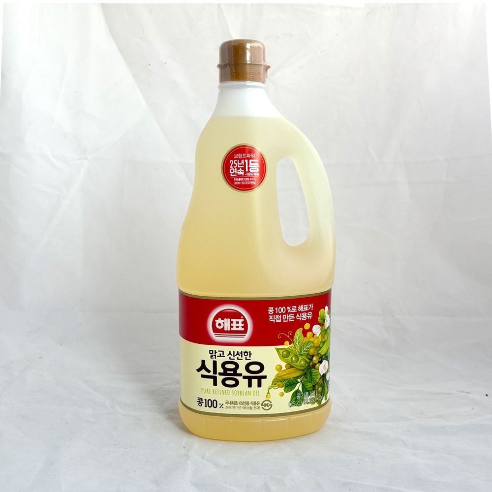 해표 사조 해표 식용유 1.5L x 2개 콩기름 대두유