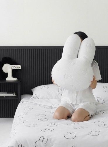 미피 냉감 듀라론 여름 쿠션 삼중직(솜 포함)