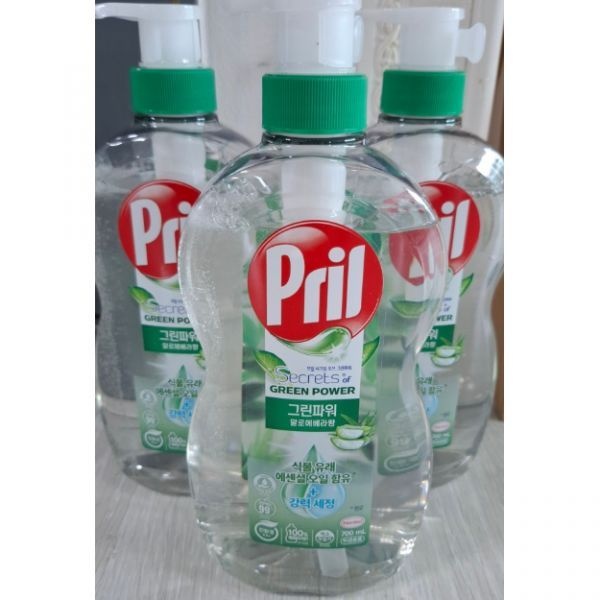 헨켈 주방세제 프릴 그린파워 용기 알로에베라 700ml, 10개