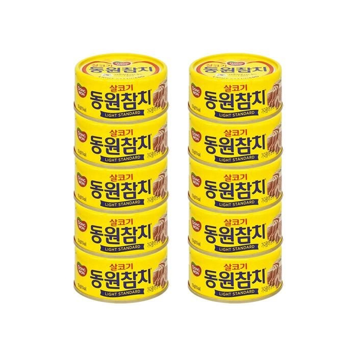 [오늘출발] 동원에프앤비 동원참치 라이트 스탠다드 참치 150g 10개/mjc