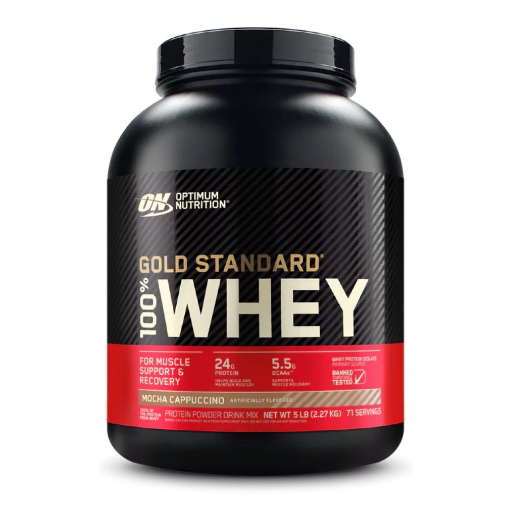 옵티멈 뉴트리션 100% 웨이 골드 스탠다드 쿠키앤크림 5파운드 2.27kg