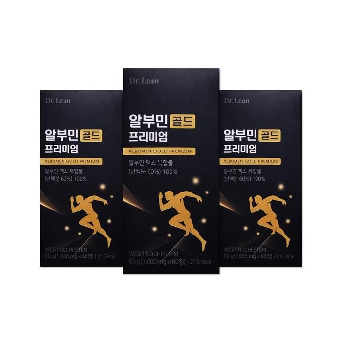 닥터린 알부민 골드 프리미엄 1000mg 60정 3개/mjc