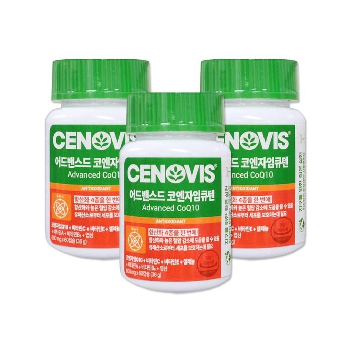 세노비스 어드밴스드 코엔자임 큐텐 600mg 60캡슐 3개/mjc