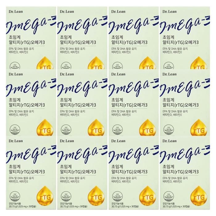 닥터린 초임계 알티지 오메가3 1025mg 30캡슐 12개/mjc