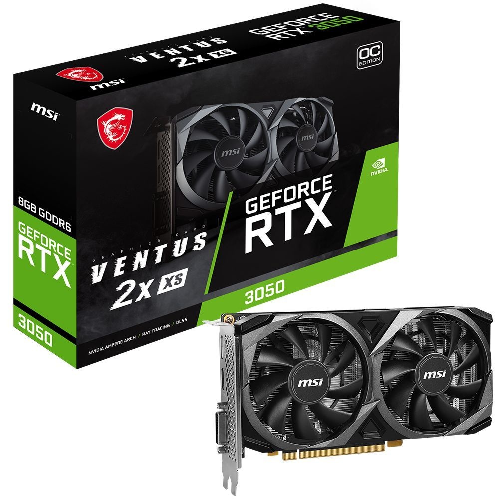MSI 그래픽카드 지포스 RTX 3050 8GB 게임 발열 제어 고성능 1P