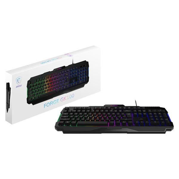 MSI 유선 멤브레인 키보드 104키 부드러운 키감 게이밍 1P