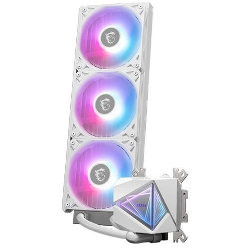 MSI 수냉쿨러 CPU 쿨링 RGB 냉각 코어리퀴드 I360 화이트 1P