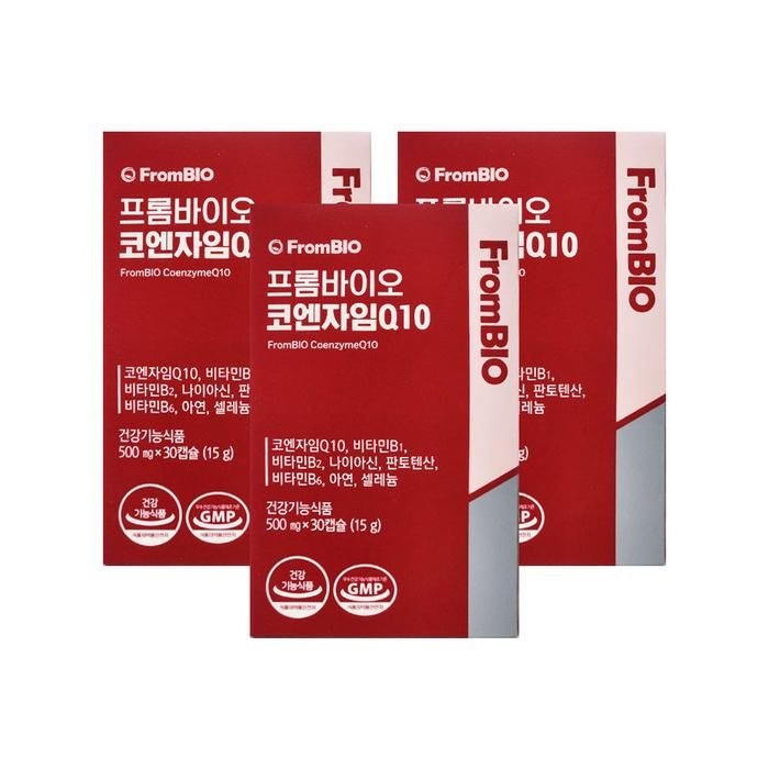 [오늘출발] 프롬바이오 코엔자임Q10 500mg 30캡슐 3개/mjc