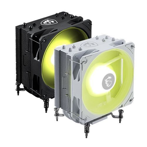 MSI 컴팩트 CPU 쿨러 저소음 쿨링 코어프로저 AA13 화이트 1P
