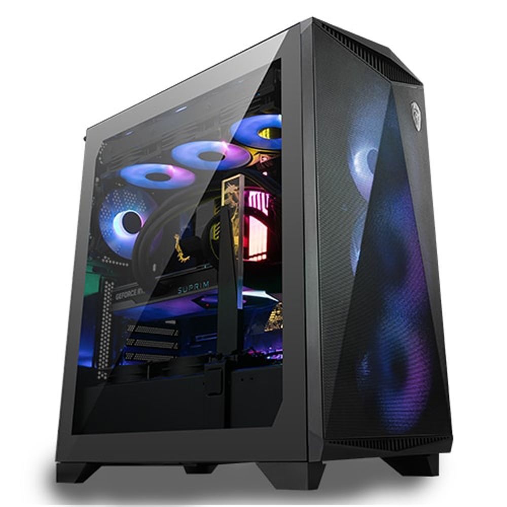 MSI MSI 게이머 PC 마들타워 케이스 궁니르 300R 에어플로우 블랙 1P