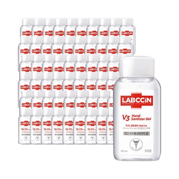 랩신 휴대용 손소독제 손소독젤 세니타이저 60ml 60개