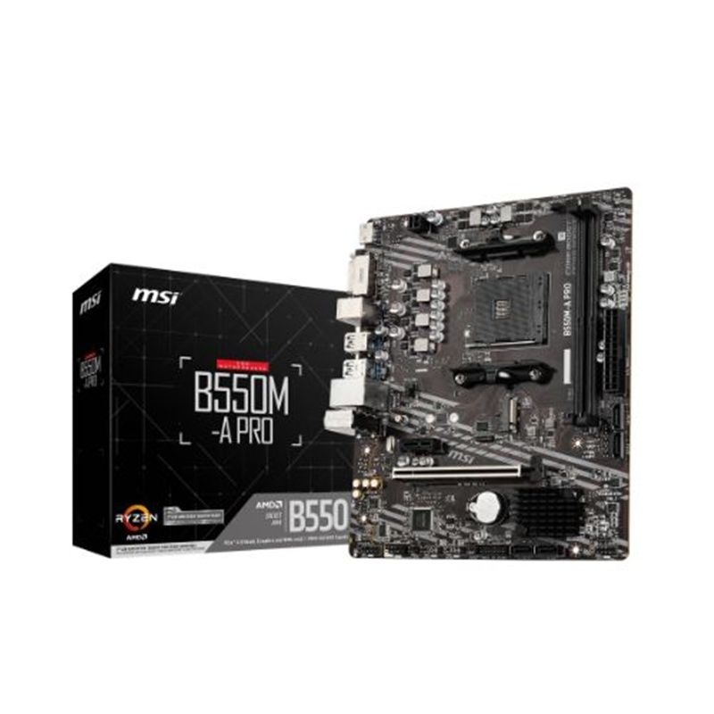 MSI MSI 작업용 AMD 메인보드 멀티 슬롯 오버클럭 B550M-A PRO 1P