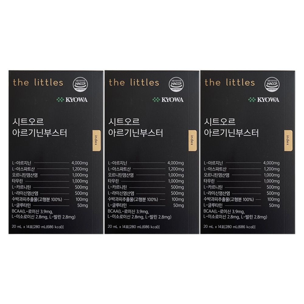 더리틀스 시트오르 아르기닌 부스터 20ml x 14포 3개 / 써클