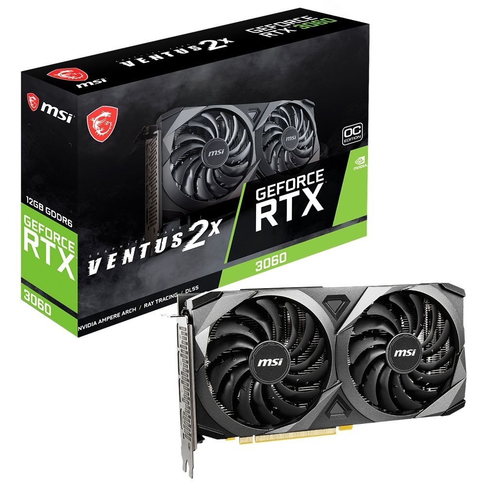 MSI 게임용 그래픽카드 12GB 강력 냉각 지포스 RTX 3060 1P