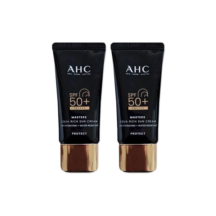 [오늘출발] AHC 마스터즈 아쿠아리치 선크림 30ml 2개/mjc