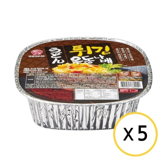 본고장 튀김우동나베 225.5g x 5개 / 튀김 우동, 나베23540552588397