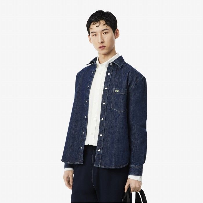 라코스테 남성 데님 셔츠 CH3581-56N ML4