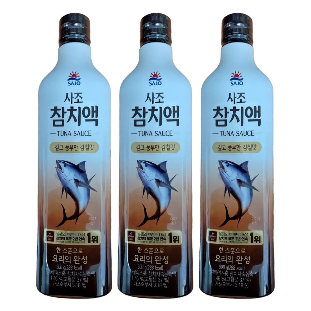 사조 참치액 900g 3개