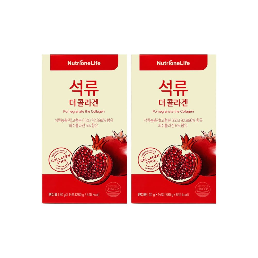 뉴트리원라이프 석류 더 콜라겐 20g x 14포 (리뉴얼) 2개 So
