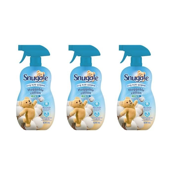 [스너글] 허거블 코튼 470ml x 3개 섬유탈취제