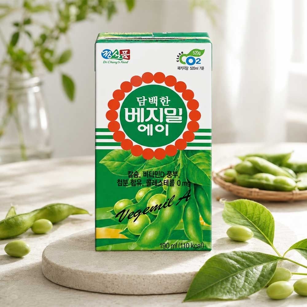 정식품 베지밀 담백한 A 에이 두유 190ml 24팩