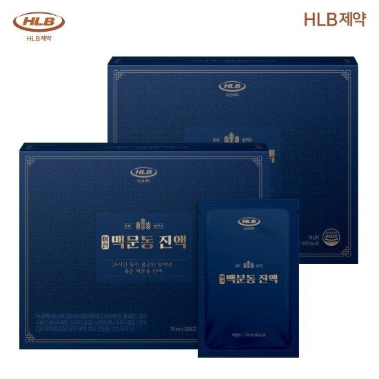 [TV상품]HLB제약 어진 맥문동 진액(2박스, 60포)