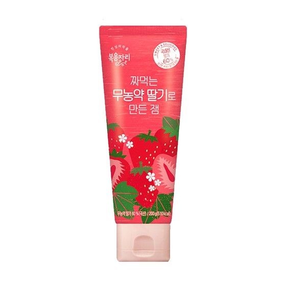 짜먹는 무농약 딸기로 만든잼 200g