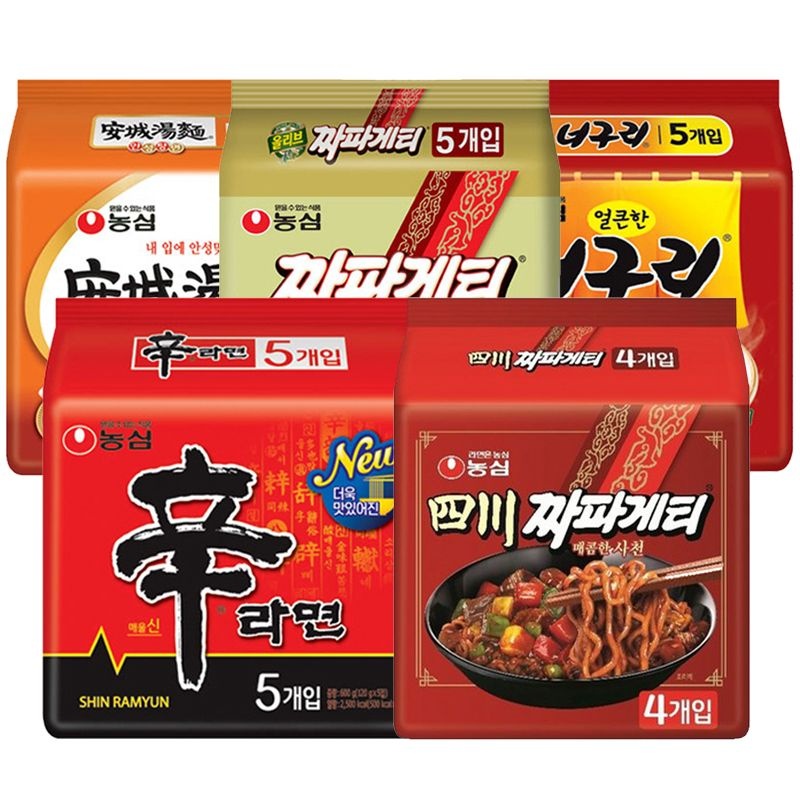 [롯데온] 농심 사천짜파게티8봉+너구리10봉+신라면10봉 외 다양