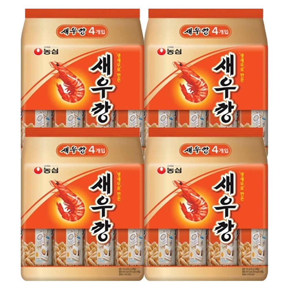농심 새우깡 미니팩 (30g X 4봉입) X 4팩