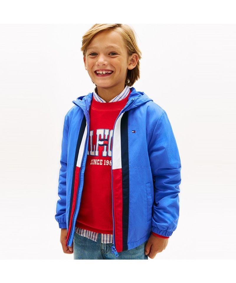 <매장정품> 타미힐피거 Tommy Hilfiger KIDS 컬러블럭 플래그 자켓 재킷 T42G1QJC600BT1C6H 501444