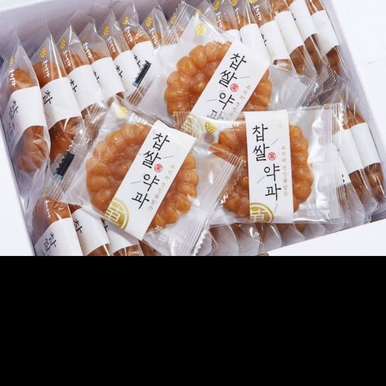 찹쌀약과세트 달달쫀득 전통과자 간식 선물용 호정가 개별포장 1kg 3kg