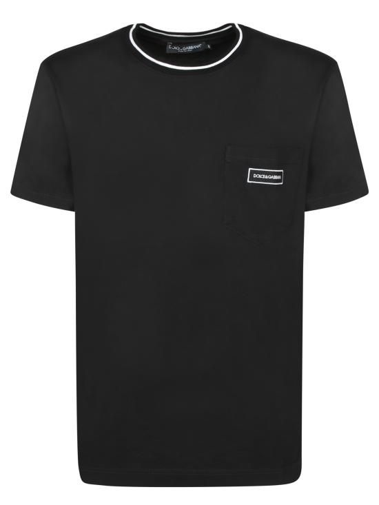 [해외] 돌체앤가바나 27FW 돌체앤가바나 반팔 티셔츠 G8RA2Z G7Q2P N0000 Black