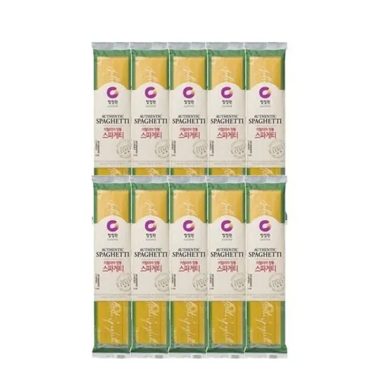 청정원 스파게티면 (2-3인분) 10개 250g 토마토 오일 크림 홈파티 브런치 아이간식