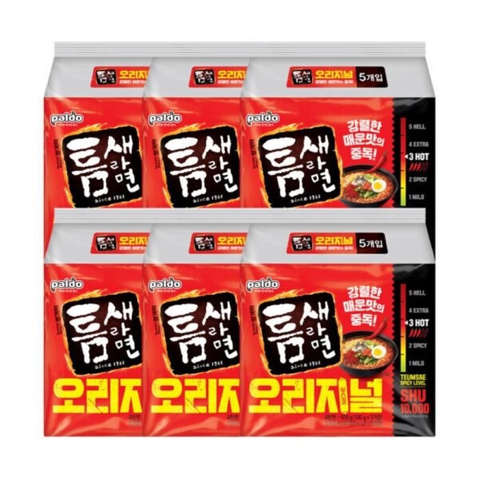 팔도 틈새라면 빨계떡(오리지널) x30개