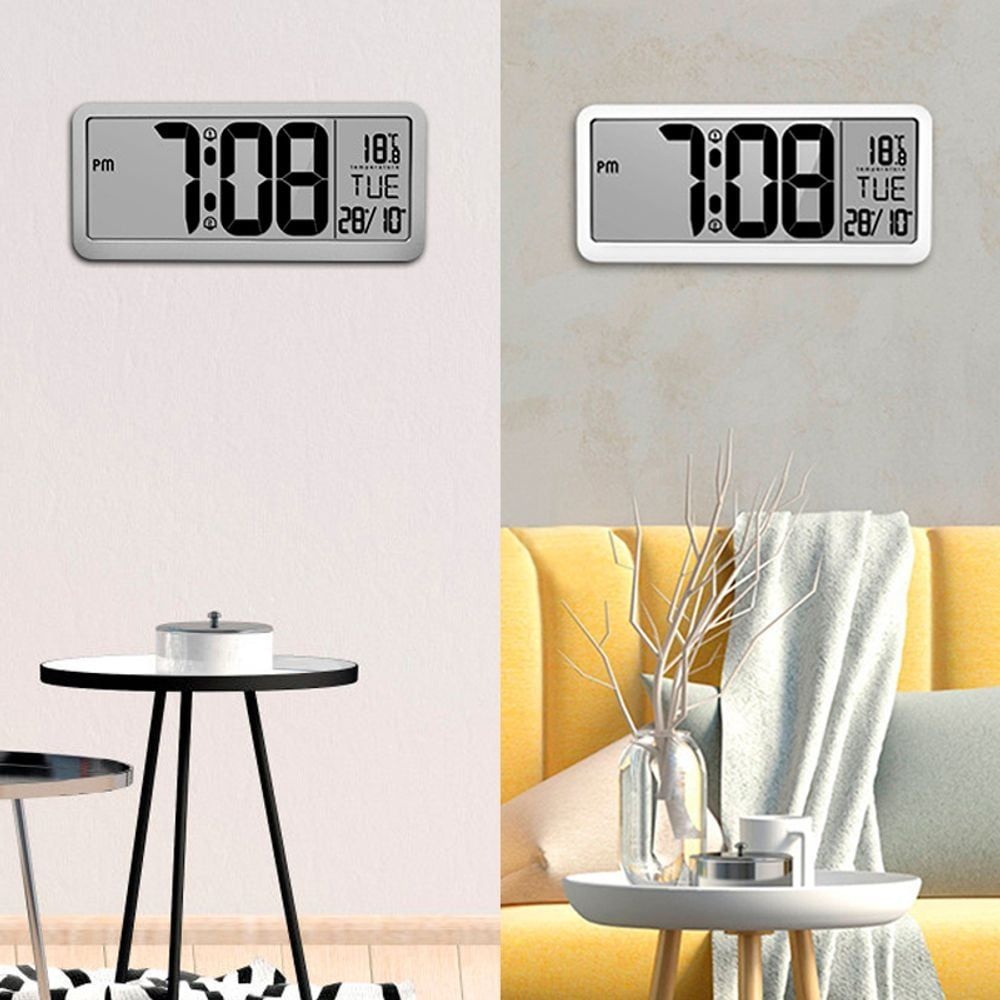 꼭필스 대형 LCD 전자시계 디지털시계 날짜시계 대형시계