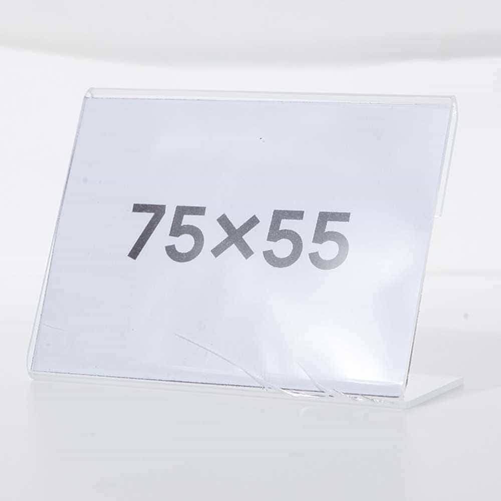 꼭필스 POP 꽂이 7.5X5.5 아크릴안내판 가격표꽂이 전자종이